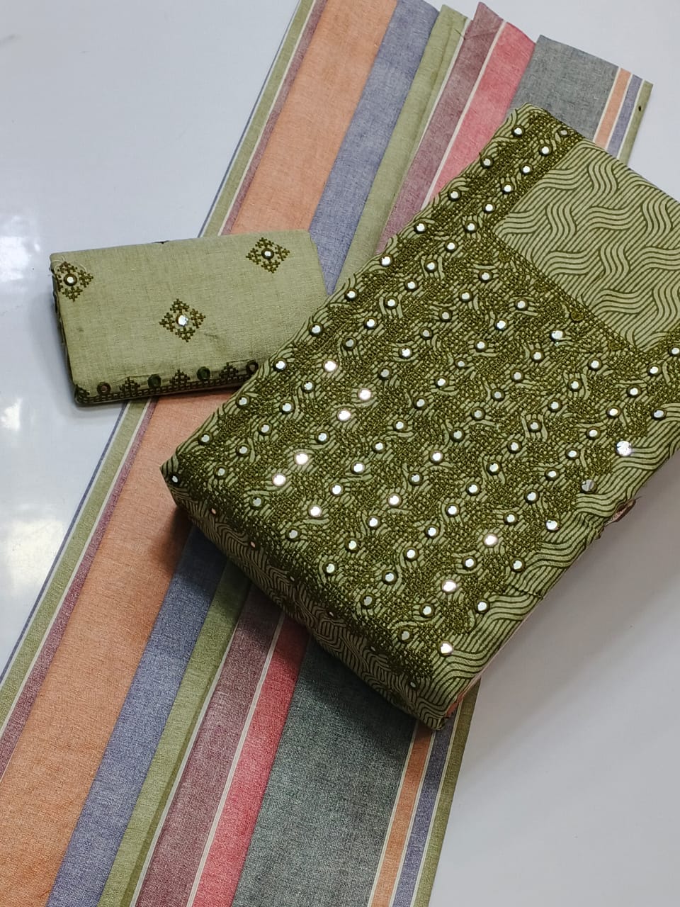 Summer Collection 2025 – 3pc Embroidered Cotton Khaddar Suit