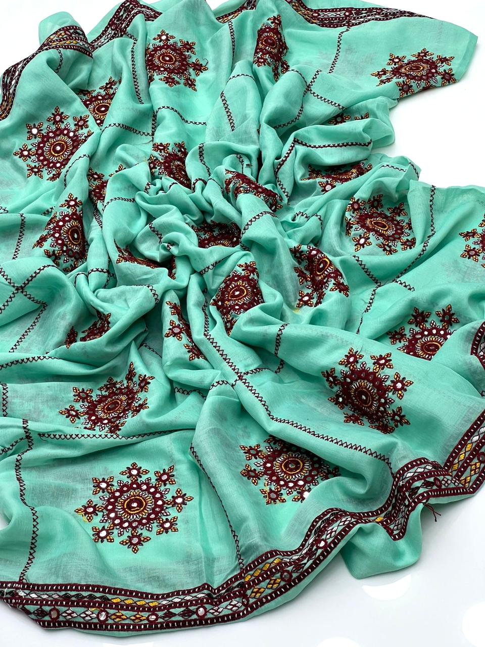 Fancy 3pc Embroidered Dress with Heavy Organza Dupatta – Premium Collection