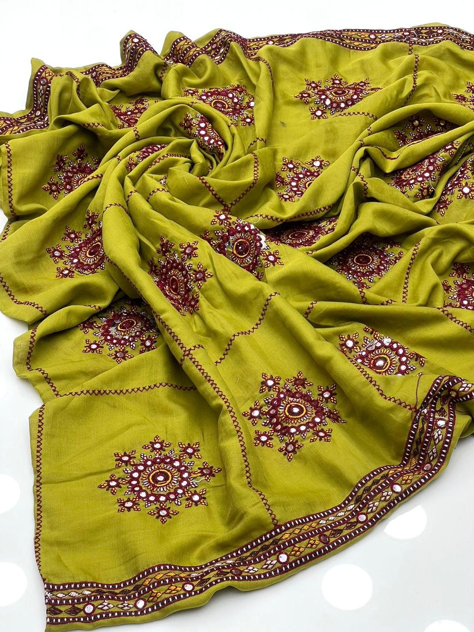 Fancy 3pc Embroidered Dress with Heavy Organza Dupatta – Premium Collection