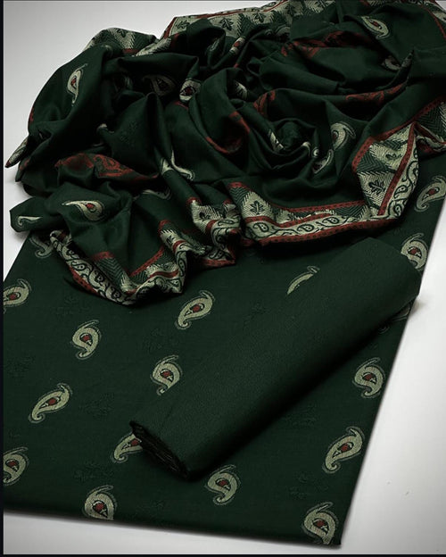 *Shirt 🥰❤️* heavy all over broshia design work 
*Trouser 🥰❤️* dhanak marina plain
*Shawl* dhanak marina all over beautiful broshia work
With beautiful design work borders
