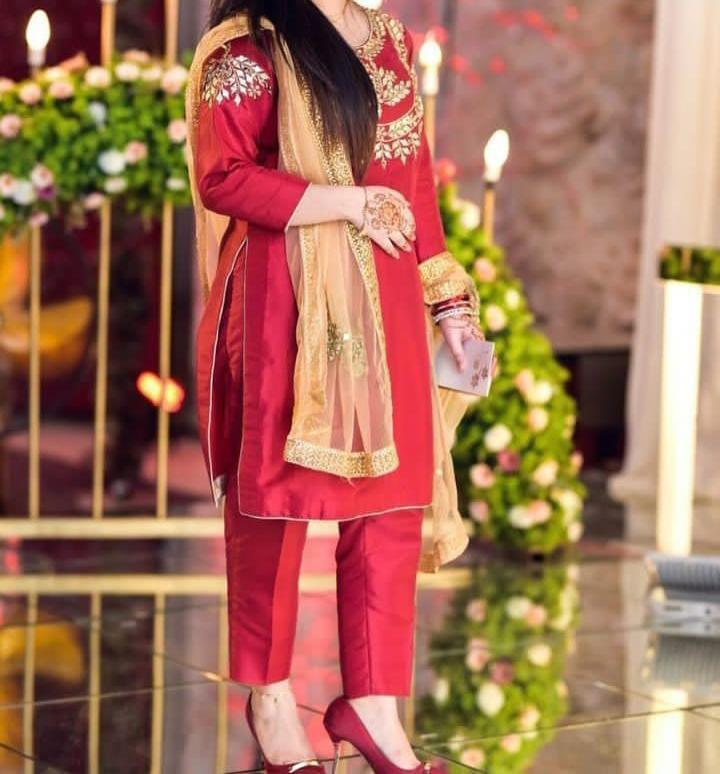 ✨New collection ✨ 2025

✅04 Pcs Dress
✅ Pure kattan silk heavy mirror work embroidery shirt & bazo embroidery 
✅ Golden mirror embroidery net dupata with indian lass and tasil 
✅ Pure Kattan silk trouser
✅with khussa